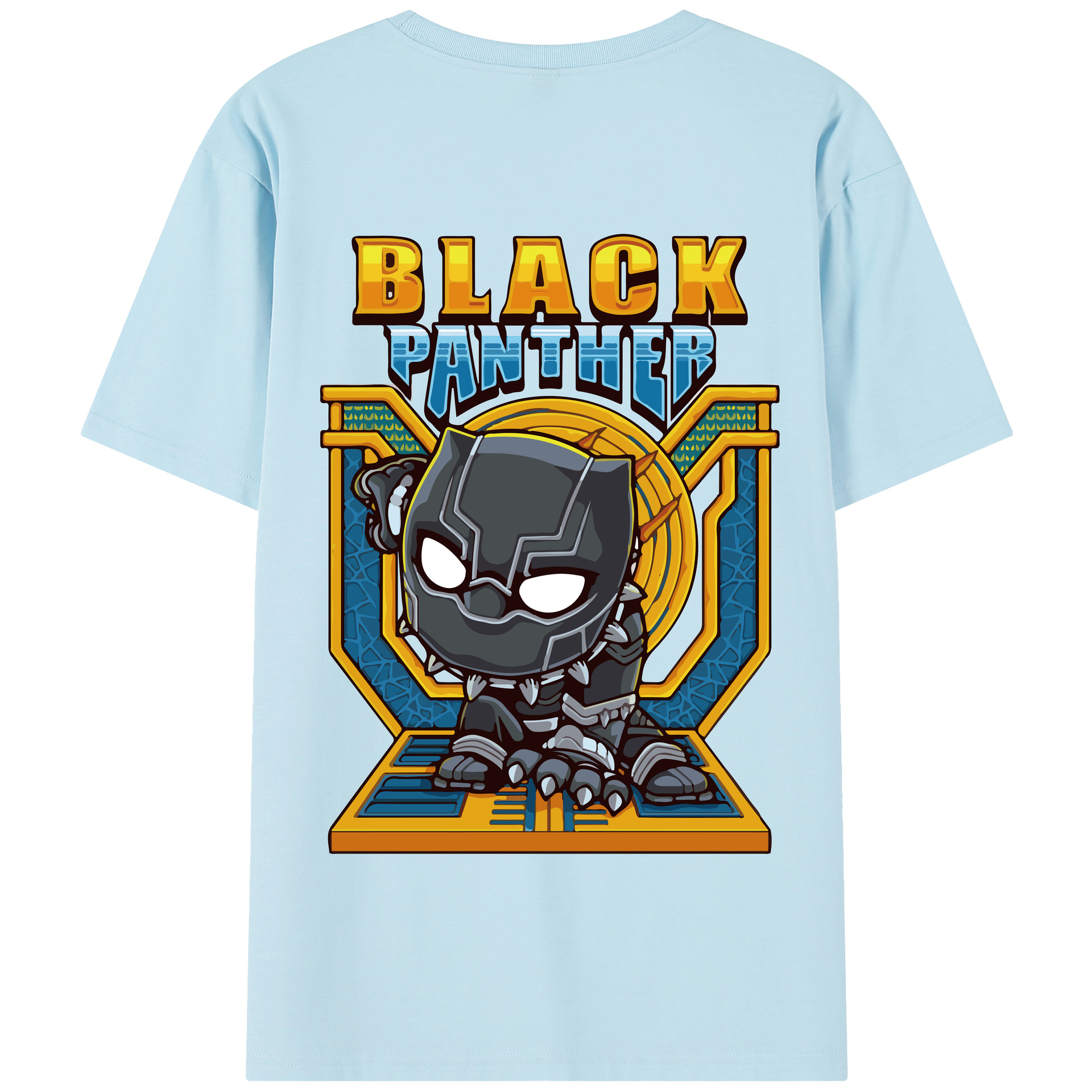 （画像用） アベンジャーズ The Avengers 綿100％半袖Tシャツ（背面プリント）